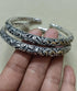 925 sterling silver intricate chitai work anklet kada for women online in India
